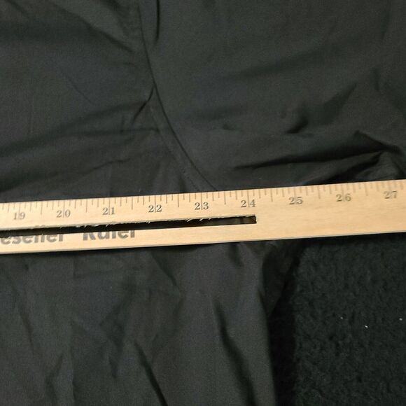 NWT Galaxy Mens Button Up Shirt Black Size 2XL Short Sleeve Black Slim Fit Point - Picture 4 of 12